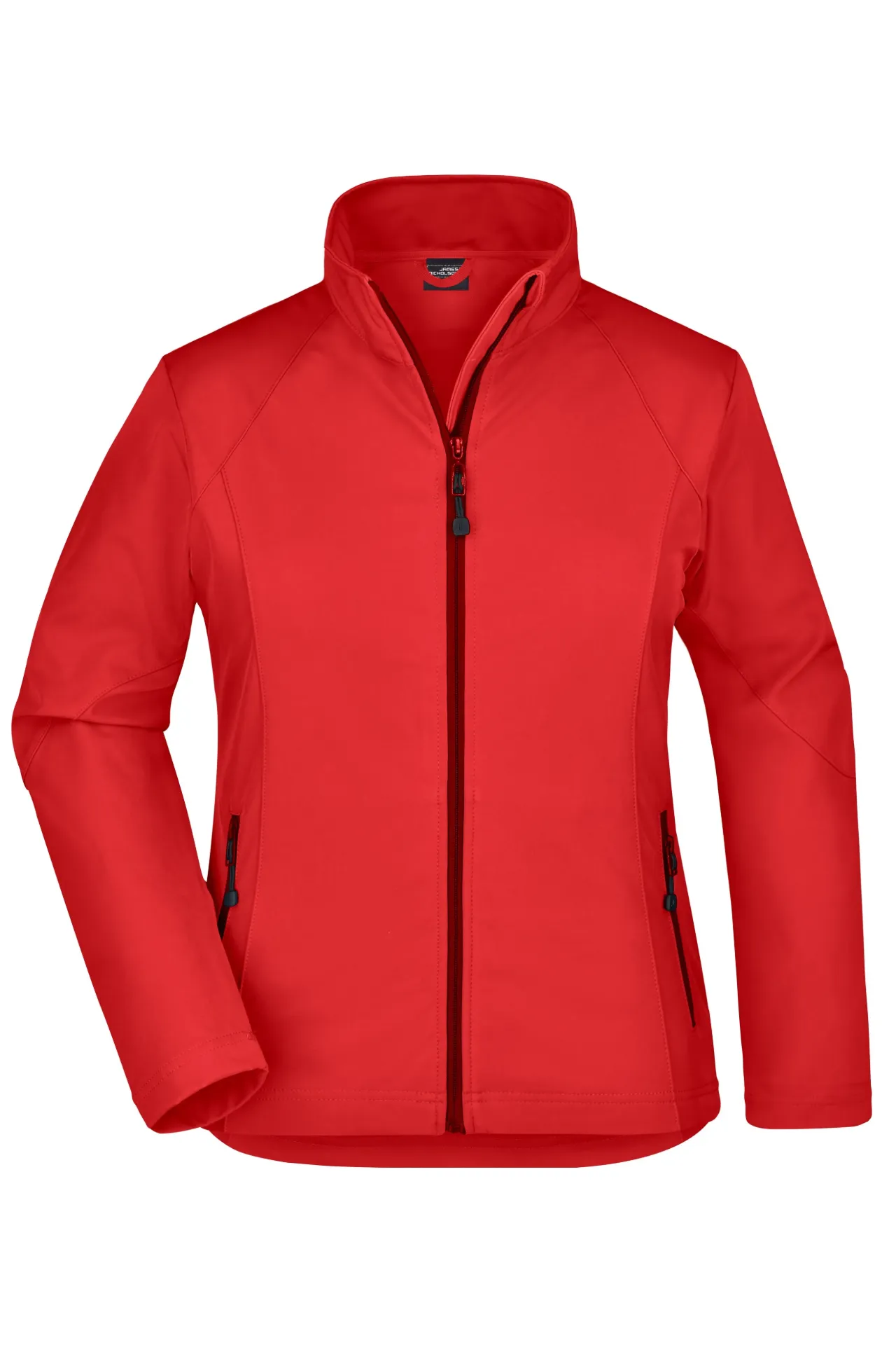 Ladies' Softshell Jacket (Schwarz, XS, Druck ≤10x10 cm)