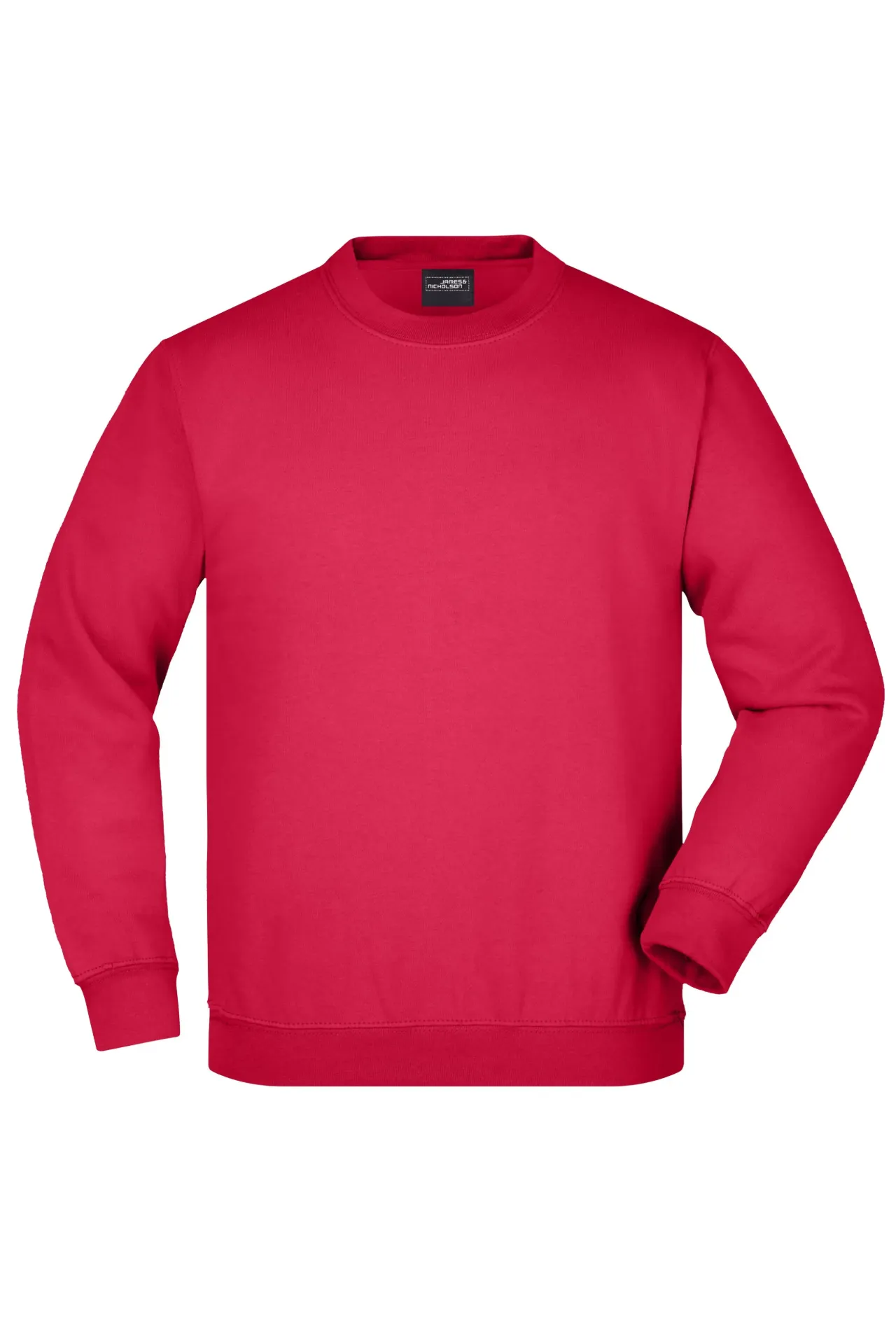 Round-Sweat Heavy Junior (Schwarz, XS, Druck ≤10x10 cm)