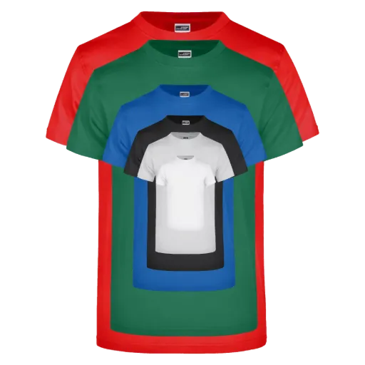 Test-T-Shirt Komfort Rundhals